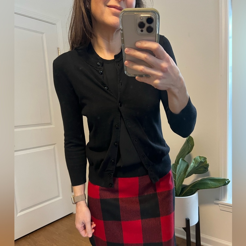 J.Crew Clare Cardigan - Black